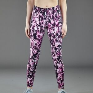 NIKE Leg-A-See Mishmash Pink and Black leggings size s small